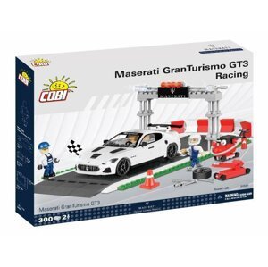 Stavebnice COBI - MASERATI GRAN TURISMO GT3 Racing set. 300 kostek, 2 figurky