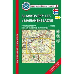 KČT 2 Slavkovský les a Mariánské Lázně 1:50 000/turistická mapa