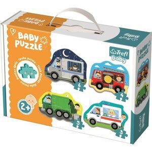 Trefl Puzzle Baby Dopravní prostředky 4v1 (3,4,5,6 dílků)