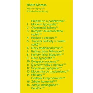 Moderní typografie - Robin Kinross