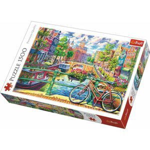 Trefl Puzzle Amsterdamský kanál / 1500 dílků