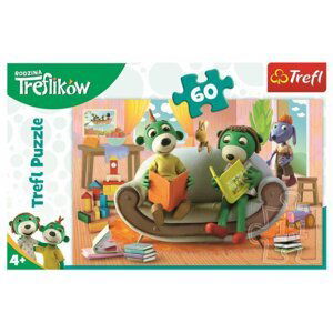 Trefl Puzzle Treflíci - Společné čtení / 60 dílků