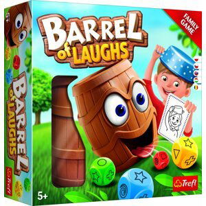 Barel smíchu/Barrel of laughs společenská hra v krabici 26x26x8cm - Trefl