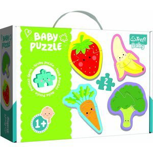 Trefl Puzzle Baby Ovoce a zelenina / 4x2 dílky - Trefl