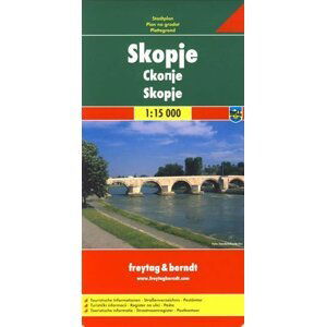 PL 117 Skopje 1:15 000 / plán města