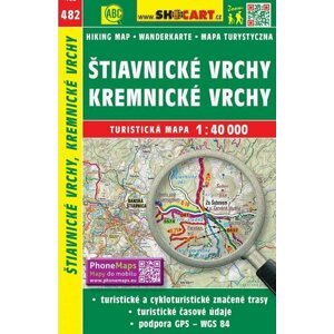 SC 482 Štiavnické vrchy, Kremnické vrchy 1:40 000