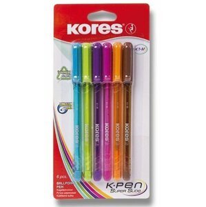 Kuličková tužka Kores 398 K1 6 barev