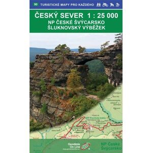 Český sever - NP České Švýcarsko 1:25 000 / 90 Turistické mapy pro každého