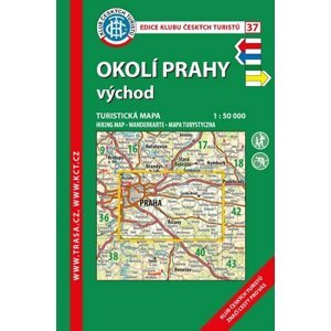 KČT 37 Okolí Prahy východ 1:50 000/turistická mapa