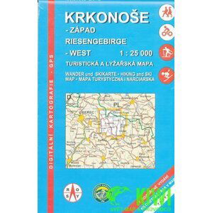 WKK Krkonoše západ 1:25 000 ROSY / turistická mapa