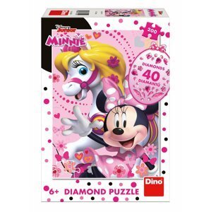 Puzzle Minnie Mouse diamant 200 dílků - Dino