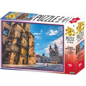 Puzzle 3D Praha - Staroměstské náměstí / 300 dílků - 3D Puzzle SPA