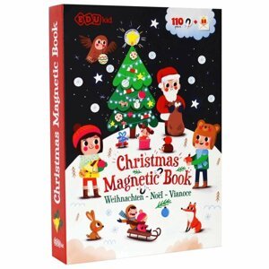 Magnetická kniha Vánoce / Christmas Magnetic Book -  kolektiv autorů