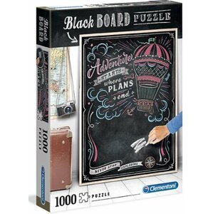 Clementoni Puzzle Black Board Cestování / 1000 dílků - Comansi