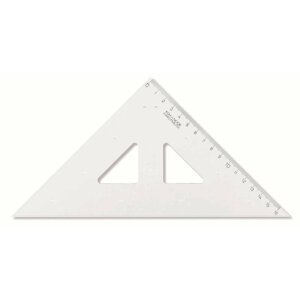 Koh-i-noor trojúhelník s kolmicí čirý