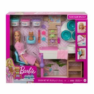 Barbie salón krásy herní set s běloškou - Mattel Barbie
