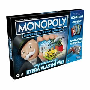 Monopoly Super elektronické bankovnictví CZ - rodinná hra -  Hasbro hry