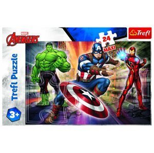 Trefl Puzzle Avenders - Ve světě Avengers MAXI 24 dílků - Trigano