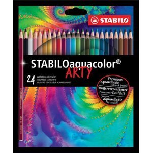 Pastelky STABILO aquacolor, sada 24 ks v kartonovém pouzdru"ARTY"