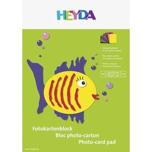 HEYDA Blok fotokartonů 300 g A4 - ryba 10 listů