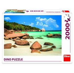Puzzle Pláž 2000 dílků - Dino