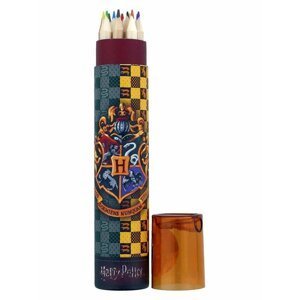 Pastelky v pouzdře Harry Potter 12 ks + ořezávátko - EPEE
