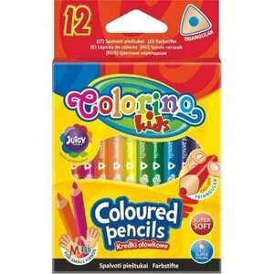 Colorino Pastelky trojhranné krátké 12 barev