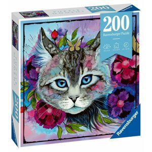Ravensburger Puzzle - Kočičí oči 200 dílků