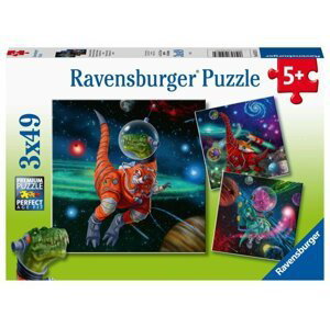 Ravensburger Puzzle - Dinosauří svět 3 x 49 dílků