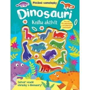 Plstěné samolepky - Dinosauři - kniha aktivit