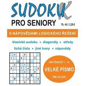 SUDOKU-K pro seniory s nápovědami logického řešení