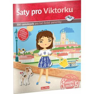 Šaty pro Viktorku - 300 samolepek pro tvé české panenky - Ema Potužníková