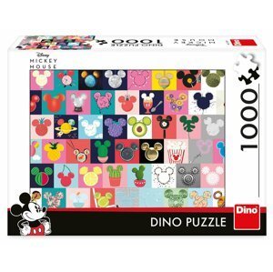 Puzzle Mickey Uši 1000 dílků - Dino