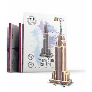 NiXiM Dřevěné 3D puzzle - Empire State Building