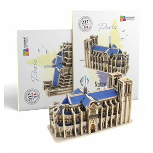 NiXiM Dřevěné 3D puzzle - Katedrála Notre Dame