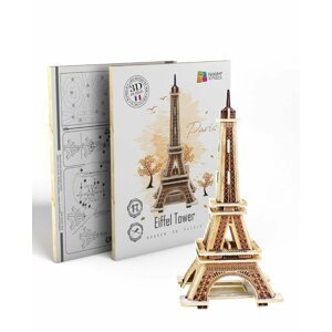NiXiM Dřevěné 3D puzzle - Eiffelova věž