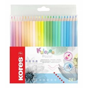 Kores Kolores Pastel trojhranné pastelky 24 barev