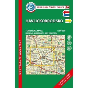 KČT 46 Havlíčkobrodsko 1:50 000 / turistická mapa