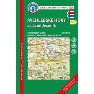 KČT 54 Rychlebské hory 1:50 000 / turistická mapa