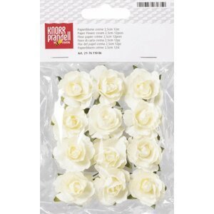 Knorr Prandell Papírové květiny - krémové 12 ks