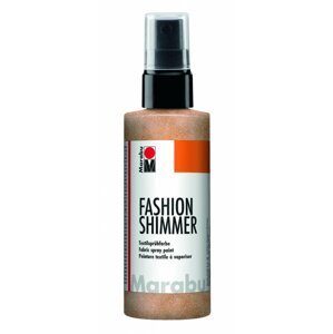 Marabu Fashion Shimmer na tmavý textil třpytivý - meruňkový 100 ml