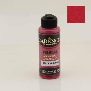 Akrylová barva Cadence Premium - rudá / 120 ml