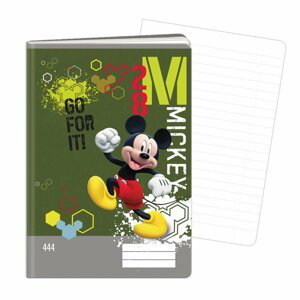 Sešit A4 linkovaný Disney Mickey 40 listů 21x30cm