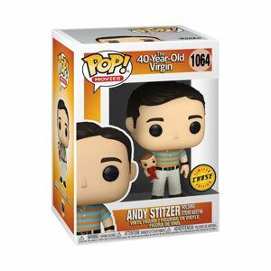 Funko POP Movies: 40 Y.O. Virgin- Andy holding Oscar w/Chase