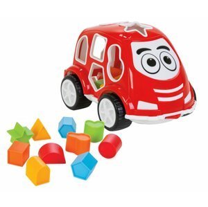 Vkládačka červené autíčko - PlayFoam
