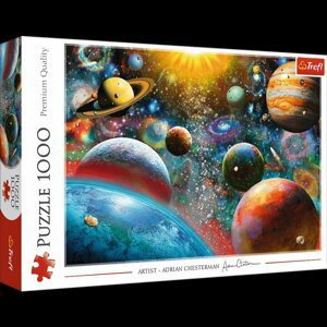 Puzzle Vesmír 1000 dílků 68,3x48cm v krabici 40x27x6cm