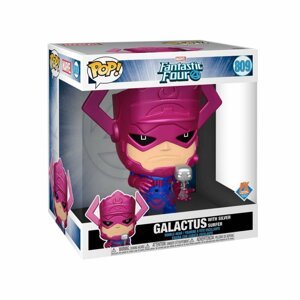 Funko POP Jumbo: Marvel - Galactus w/Surfer (exclusive limited metallic edition)