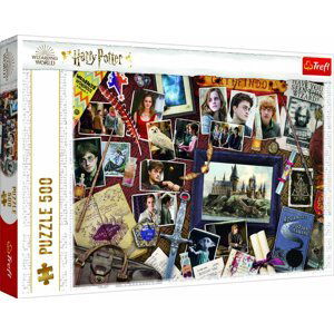 Puzzle Harry Potter/Bradavické vzpomínky 500 dílků 48x34cm v krabici 40x27x4cm - Trigano