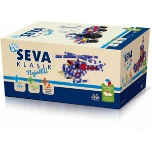 Stavebnice SEVA - Klasik Největší 1162 ks v krabici