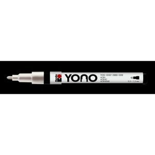 Marabu YONO akrylový popisovač 0,5-1,5 mm - bílý